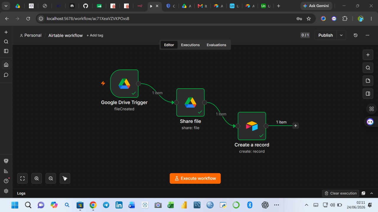 Airtable Workflow